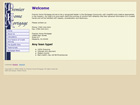 Welcome page
